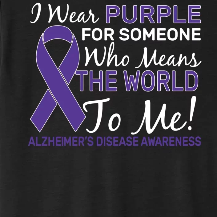 I Wear Purple Alzheimer's Disease Awareness ChromaSoft Performance T-Shirt