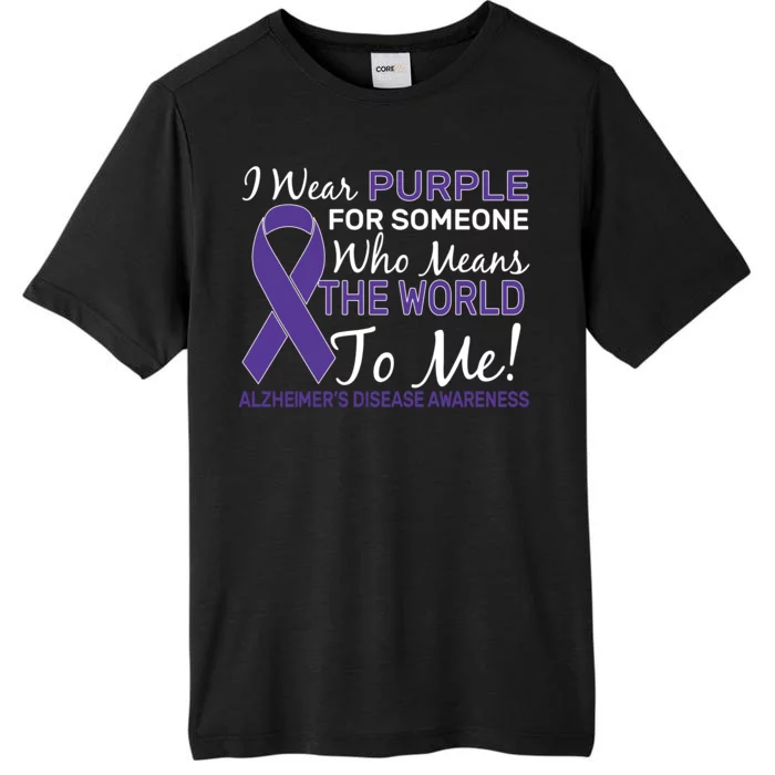 I Wear Purple Alzheimer's Disease Awareness ChromaSoft Performance T-Shirt