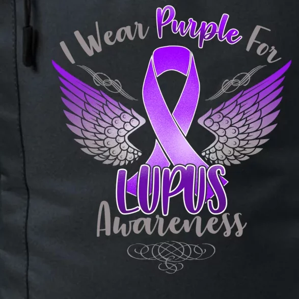 I Wear Purple For Lupus Awareness Daily Commute Backpack