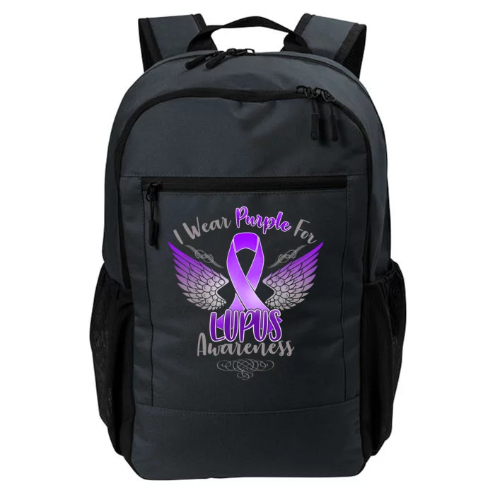 I Wear Purple For Lupus Awareness Daily Commute Backpack