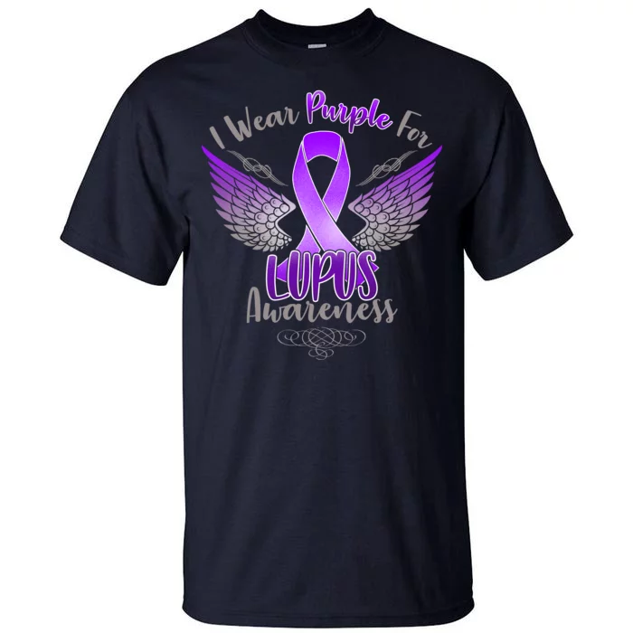 I Wear Purple For Lupus Awareness Tall T-Shirt