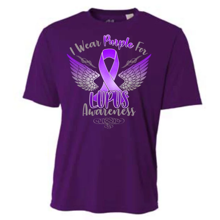 I Wear Purple For Lupus Awareness Cooling Performance Crew T-Shirt