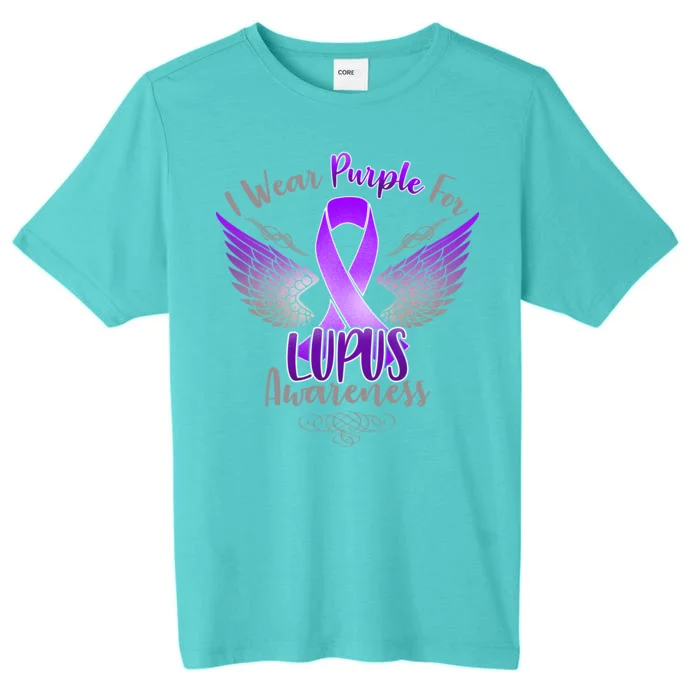 I Wear Purple For Lupus Awareness ChromaSoft Performance T-Shirt