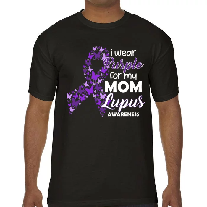 I Wear Purple For My Mom Lupus Awareness Comfort Colors T-Shirt