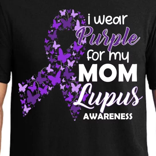 I Wear Purple For My Mom Lupus Awareness Pajama Set