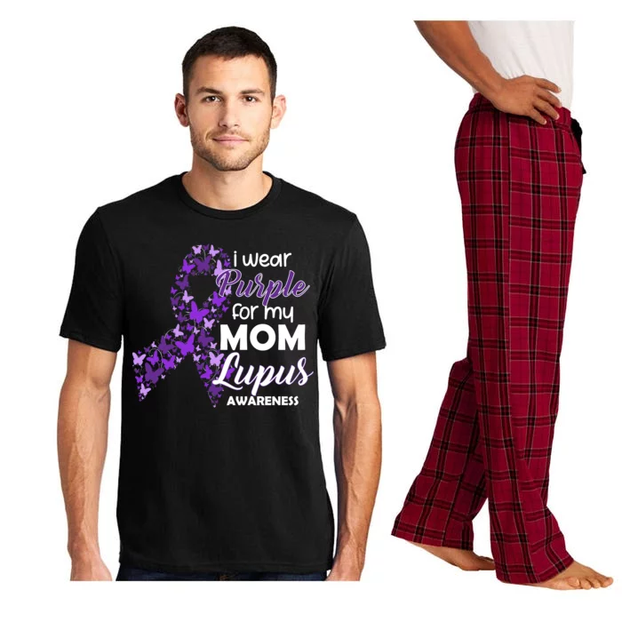 I Wear Purple For My Mom Lupus Awareness Pajama Set