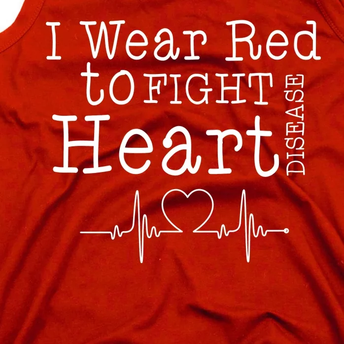 I Wear To Fight Heart Disease Tank Top