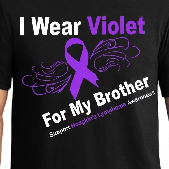 I Wear Violet For My Brother Pajama Set