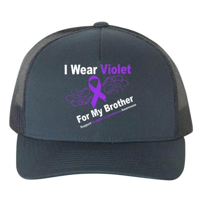 I Wear Violet For My Brother Yupoong Adult 5-Panel Trucker Hat