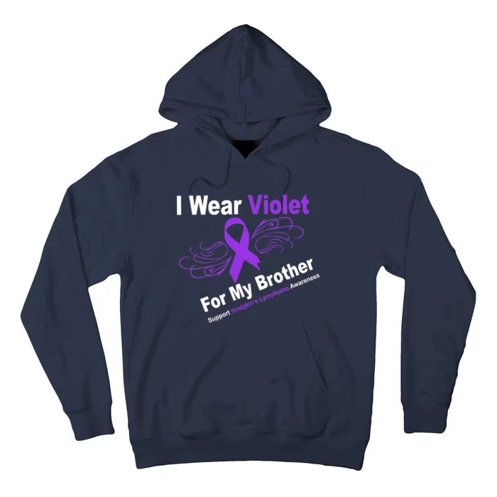 I Wear Violet For My Brother Tall Hoodie