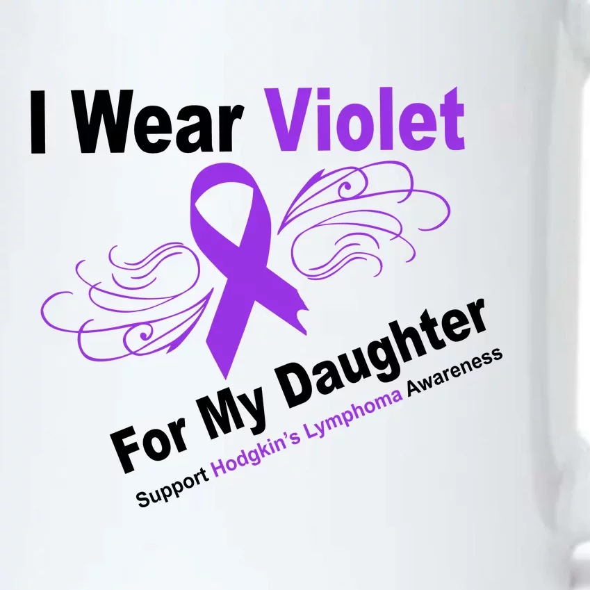 I Wear Violet For My Daughter Black Color Changing Mug