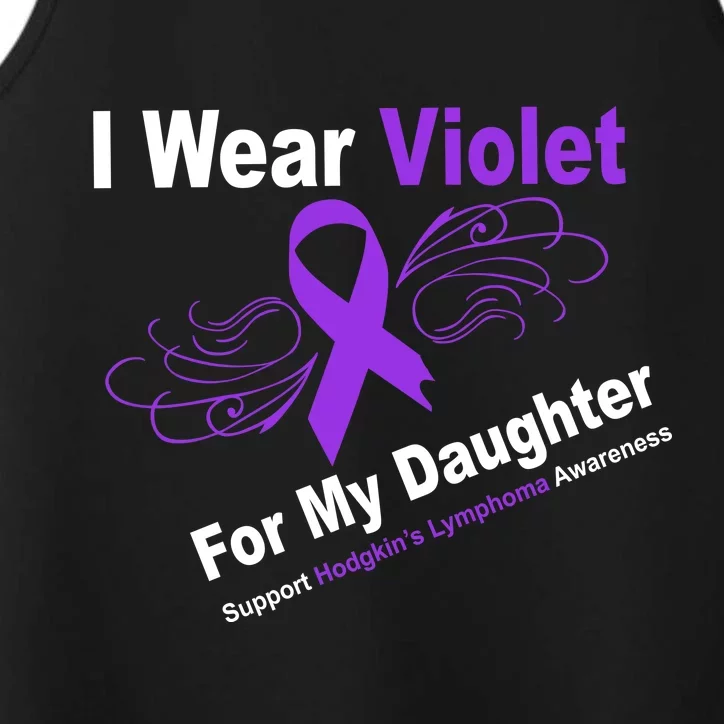 I Wear Violet For My Daughter Performance Tank