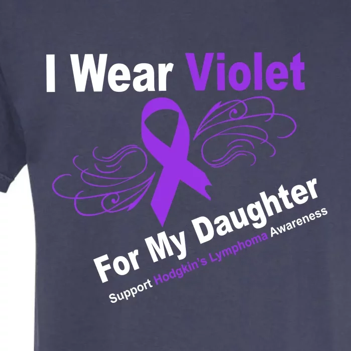 I Wear Violet For My Daughter Garment-Dyed Heavyweight T-Shirt