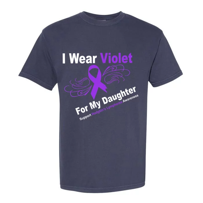 I Wear Violet For My Daughter Garment-Dyed Heavyweight T-Shirt