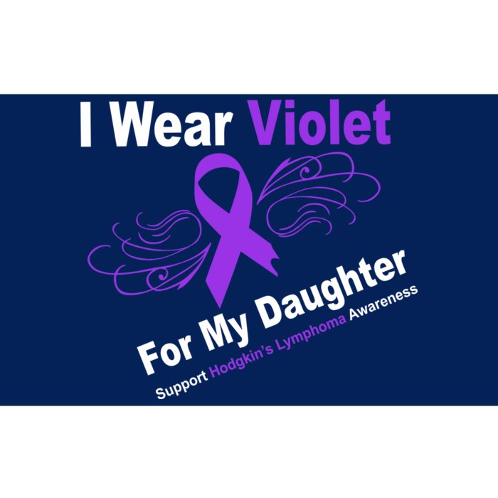 I Wear Violet For My Daughter Bumper Sticker