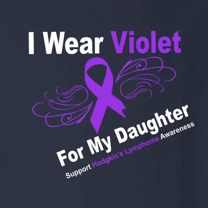 I Wear Violet For My Daughter Toddler Long Sleeve Shirt