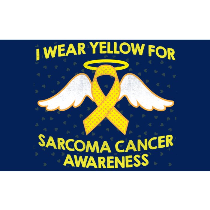 I Wear Yellow For Sarcoma Awareness Bumper Sticker