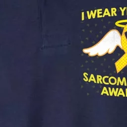 I Wear Yellow For Sarcoma Awareness Softstyle Adult Sport Polo