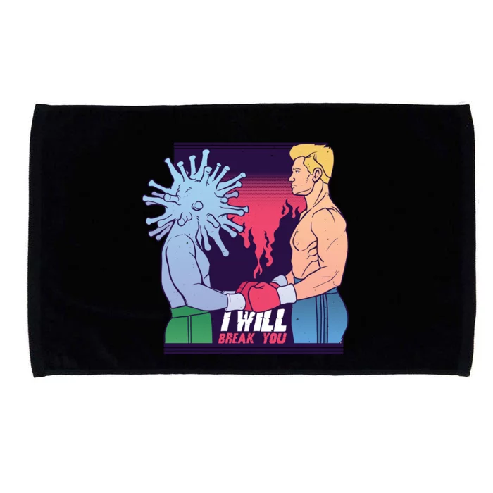 I Will Break You Boxing Virus Microfiber Hand Towel