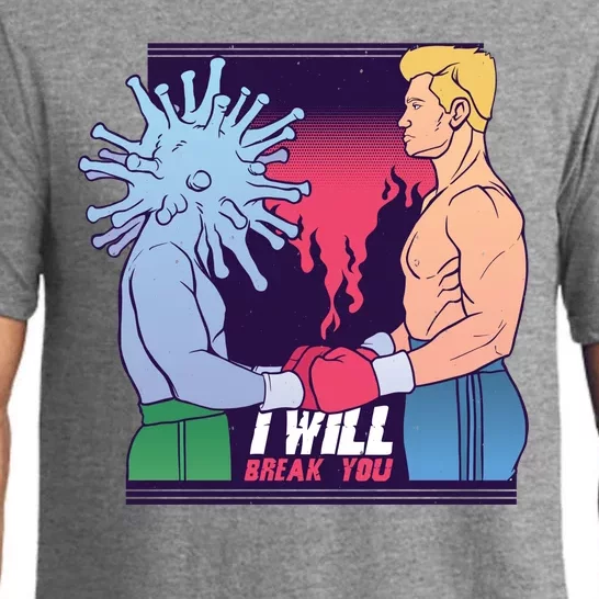 I Will Break You Boxing Virus Pajama Set