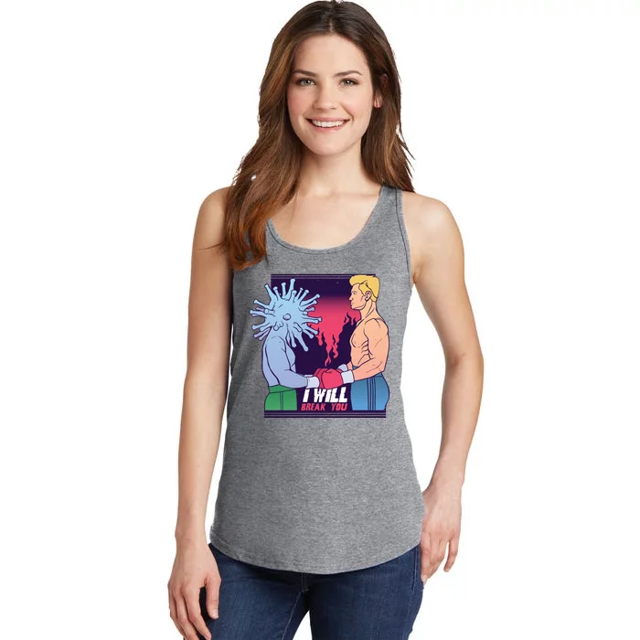 I Will Break You Boxing Virus Ladies Essential Tank