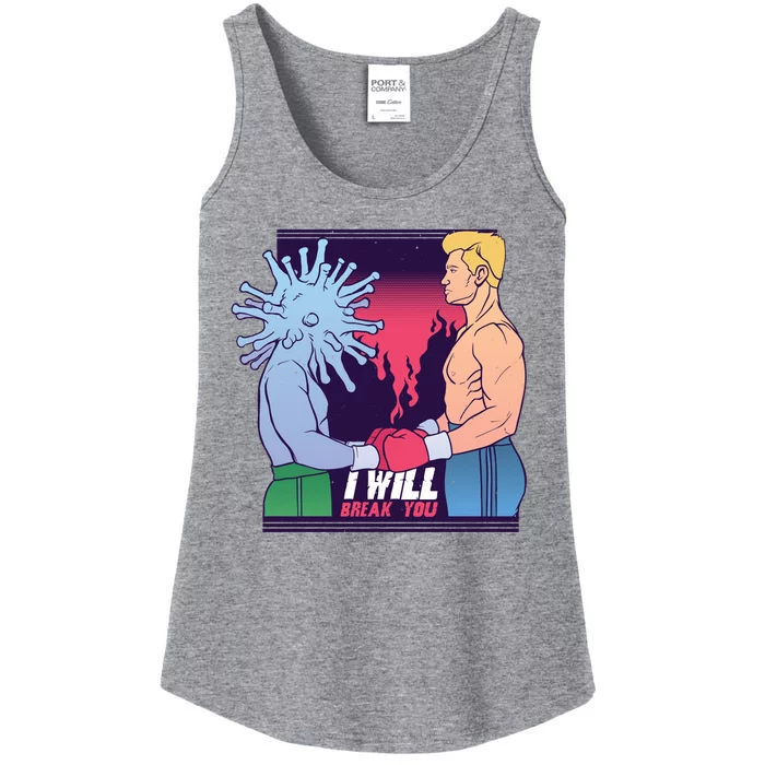 I Will Break You Boxing Virus Ladies Essential Tank