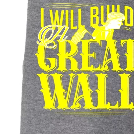 I Will Build A Great Wall - Donald Trump Doggie 3-End Fleece Hoodie