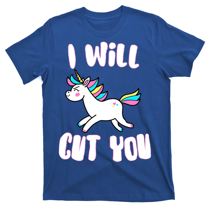 I Will Cut You Stabby Unicorn T-Shirt | TeeShirtPalace
