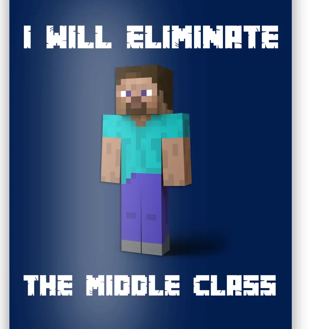 I Will Eliminate The Middle Class Poster