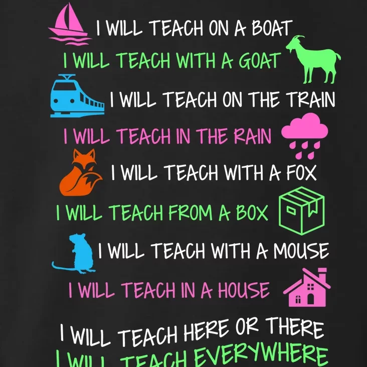 I Will Teach Everywhere Toddler Hoodie