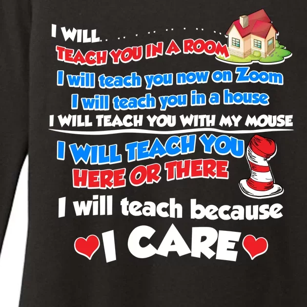 I Will Teach In A Room Now On Zoom Quarantine Womens CVC Long Sleeve Shirt