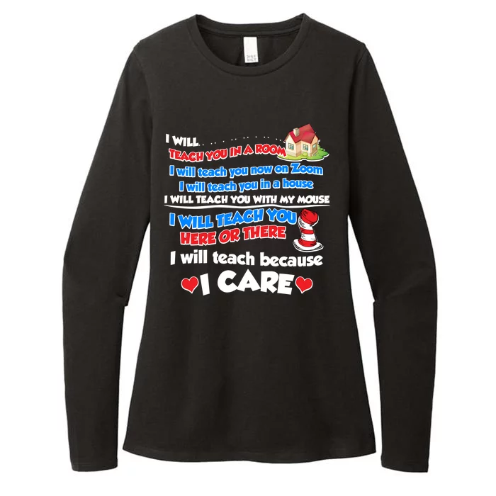 I Will Teach In A Room Now On Zoom Quarantine Womens CVC Long Sleeve Shirt