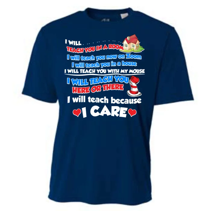 I Will Teach In A Room Now On Zoom Quarantine Cooling Performance Crew T-Shirt