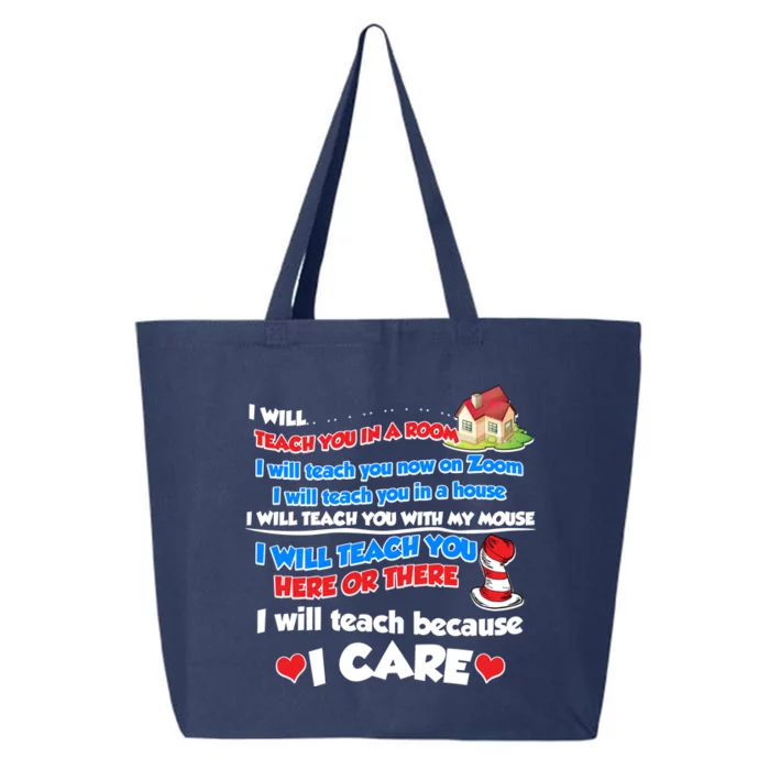 I Will Teach In A Room Now On Zoom Quarantine 25L Jumbo Tote