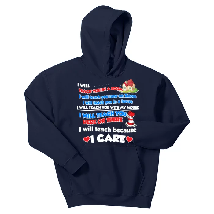 I Will Teach In A Room Now On Zoom Quarantine Kids Hoodie