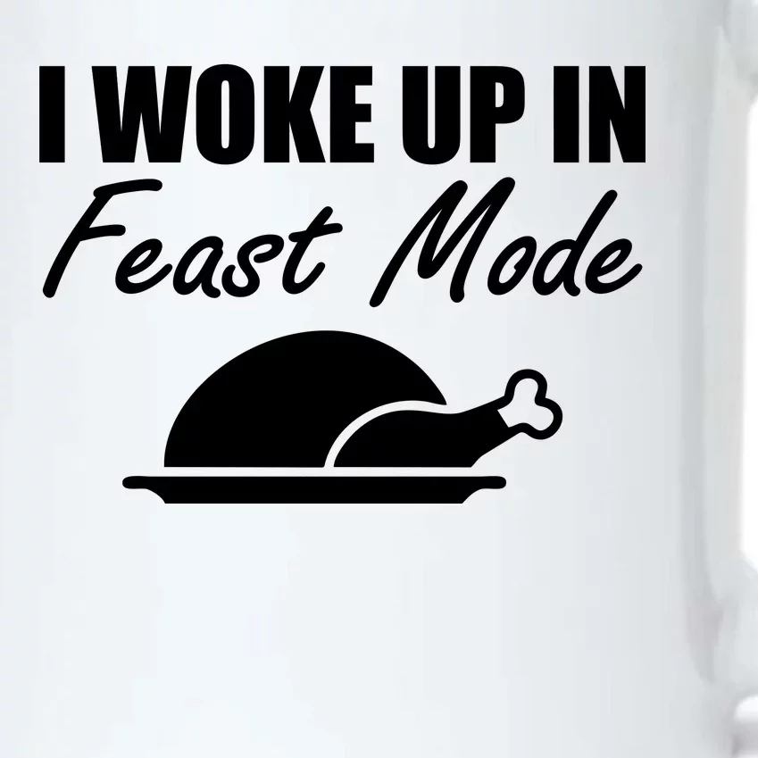 I Woke Up In Feast Mode Thanksgiving Turkey Black Color Changing Mug