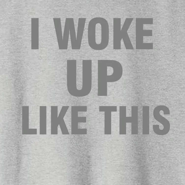 I Woke Up Like This Women's Crop Top Tee