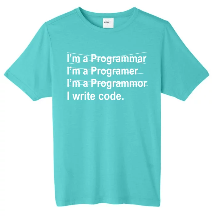 I Write Code ChromaSoft Performance T-Shirt