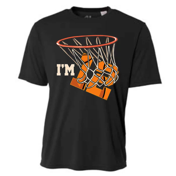 I'm 12 Basketball Theme Birthday Party Celebration 12th Cooling Performance Crew T-Shirt