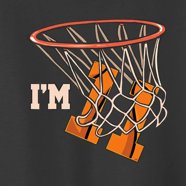 I'm 11 Basketball Theme Birthday Party Celebration 11th Toddler T-Shirt