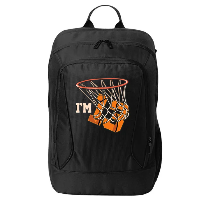 I'm 13 Basketball Theme Birthday Party Celebration 13th City Backpack