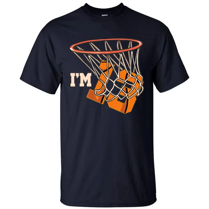 I'm 13 Basketball Theme Birthday Party Celebration 13th Tall T-Shirt