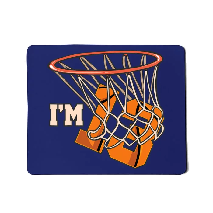 I'm 13 Basketball Theme Birthday Party Celebration 13th Mousepad