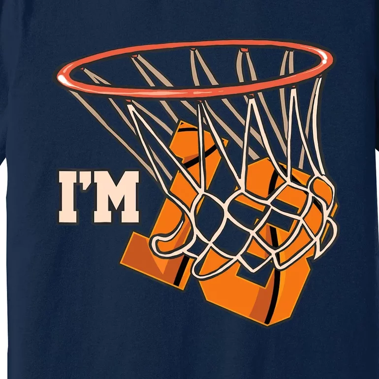 I'm 13 Basketball Theme Birthday Party Celebration 13th Premium T-Shirt