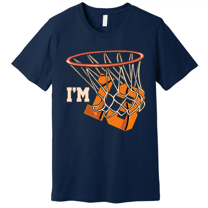 I'm 13 Basketball Theme Birthday Party Celebration 13th Premium T-Shirt