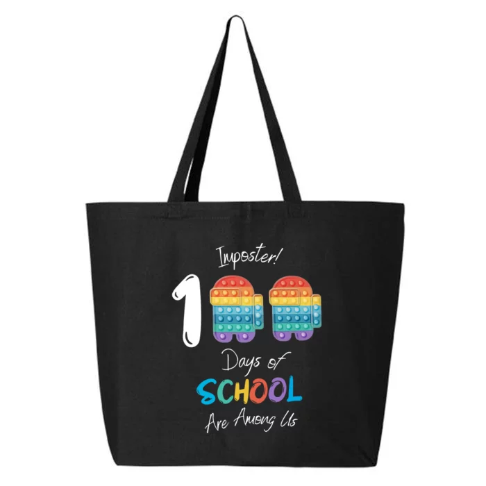 Imposter 100 Days Of School Are Among Us Rainbow Pop 25L Jumbo Tote