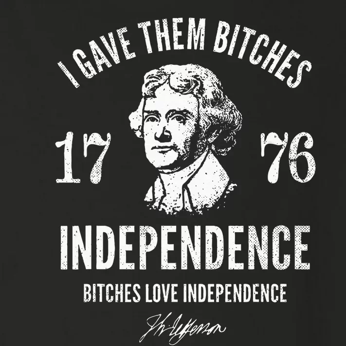 Independence 1776 I Gave Them Independence Toddler Long Sleeve Shirt