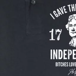 Independence 1776 I Gave Them Independence Softstyle Adult Sport Polo