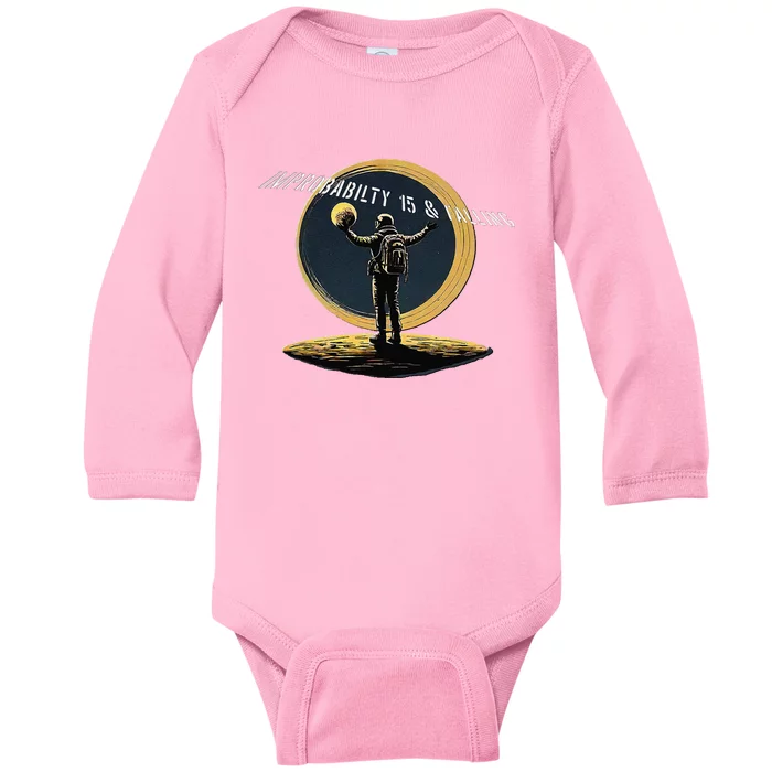 Improbability 15 Baby Long Sleeve Bodysuit