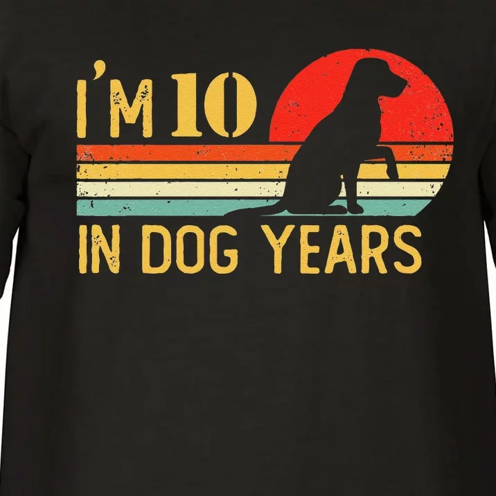 I'm 10 In Dog Years 70th Birthday Vintage Funny 70 Year Old Comfort Colors T-Shirt